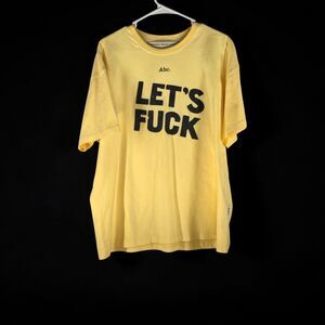 Advisory Board Crystals ABC Graphic T-Shirt Yellow XL Streetwear Tee